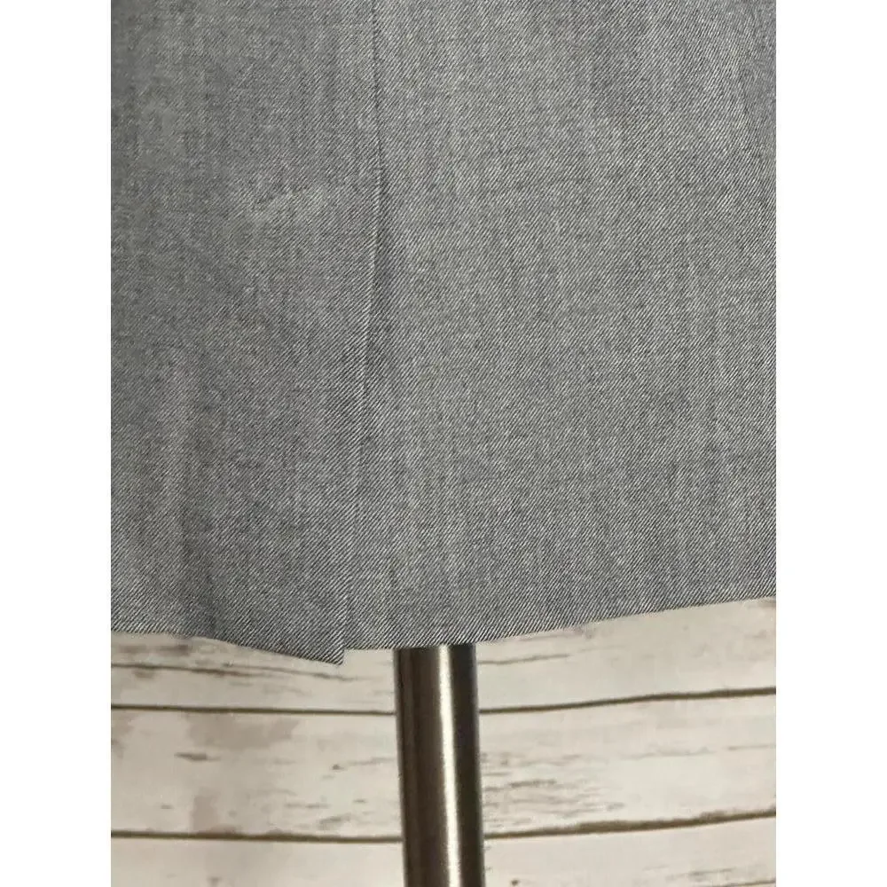 Banana Republic classic corpcore heather grey wool single-breasted blazer Size 0